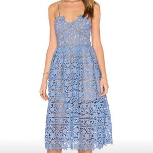 self portrait blue azalea dress size 10